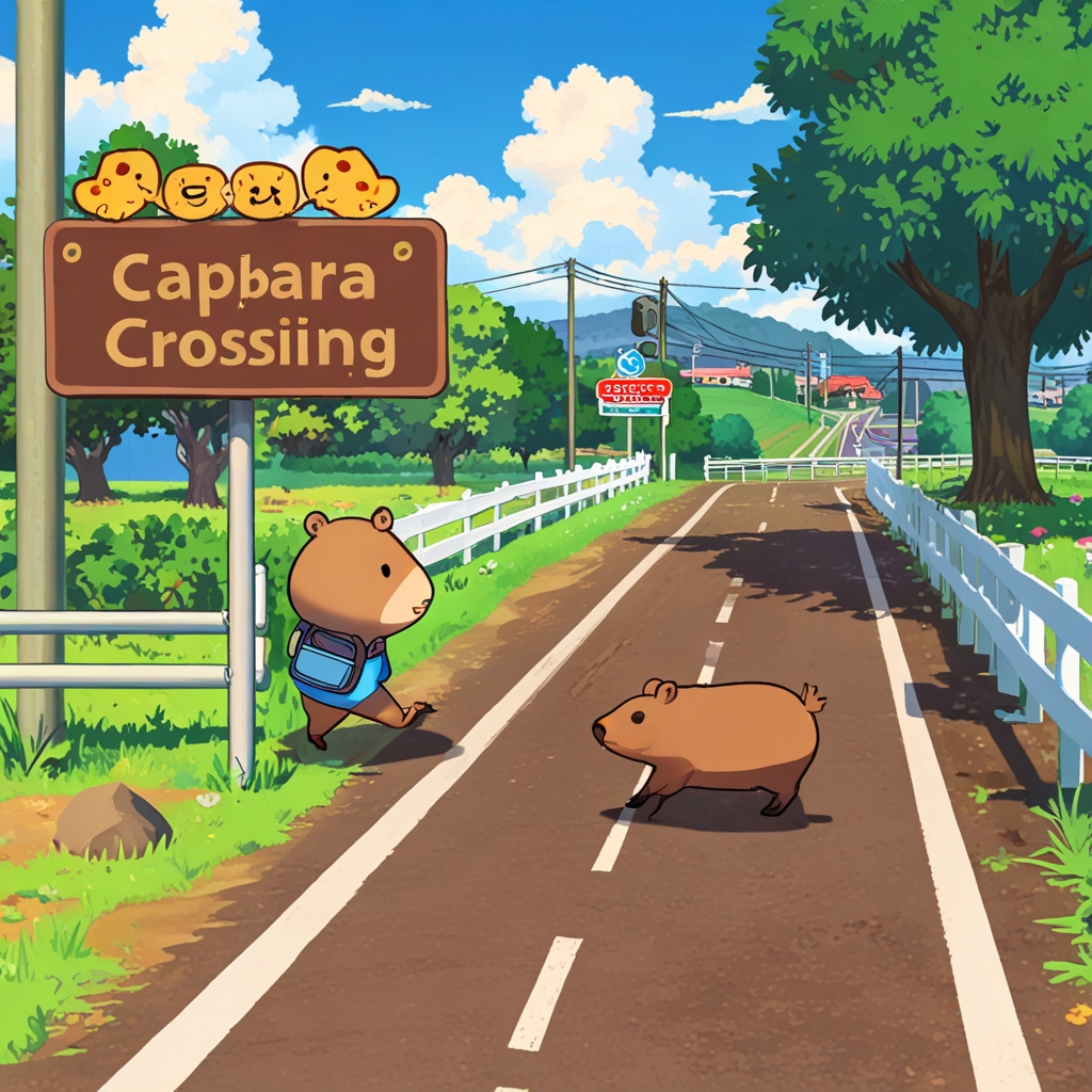 Capybara Crossing cover